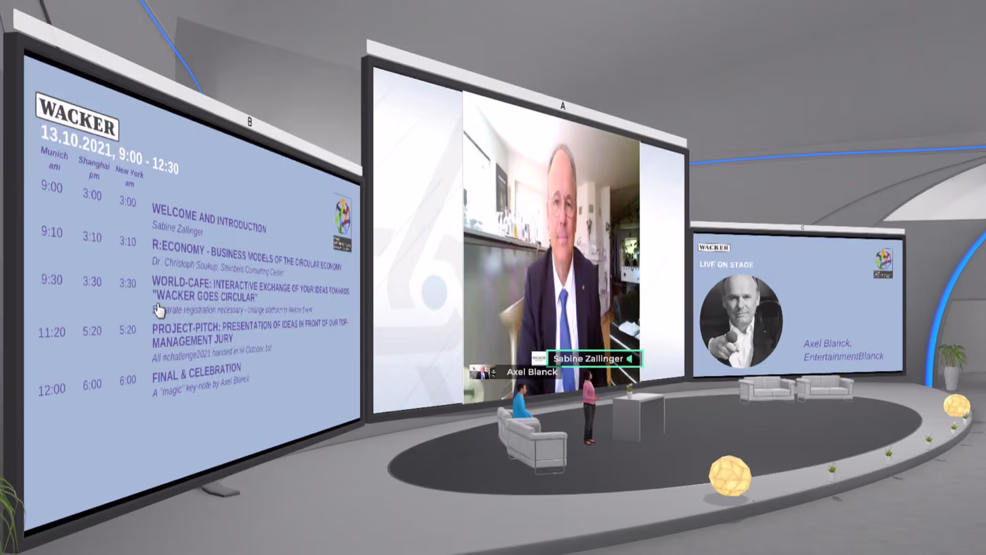 Wacker Chemie Global Virtual Conference — Wacker goes Circular, Final & Celebration: A „magic