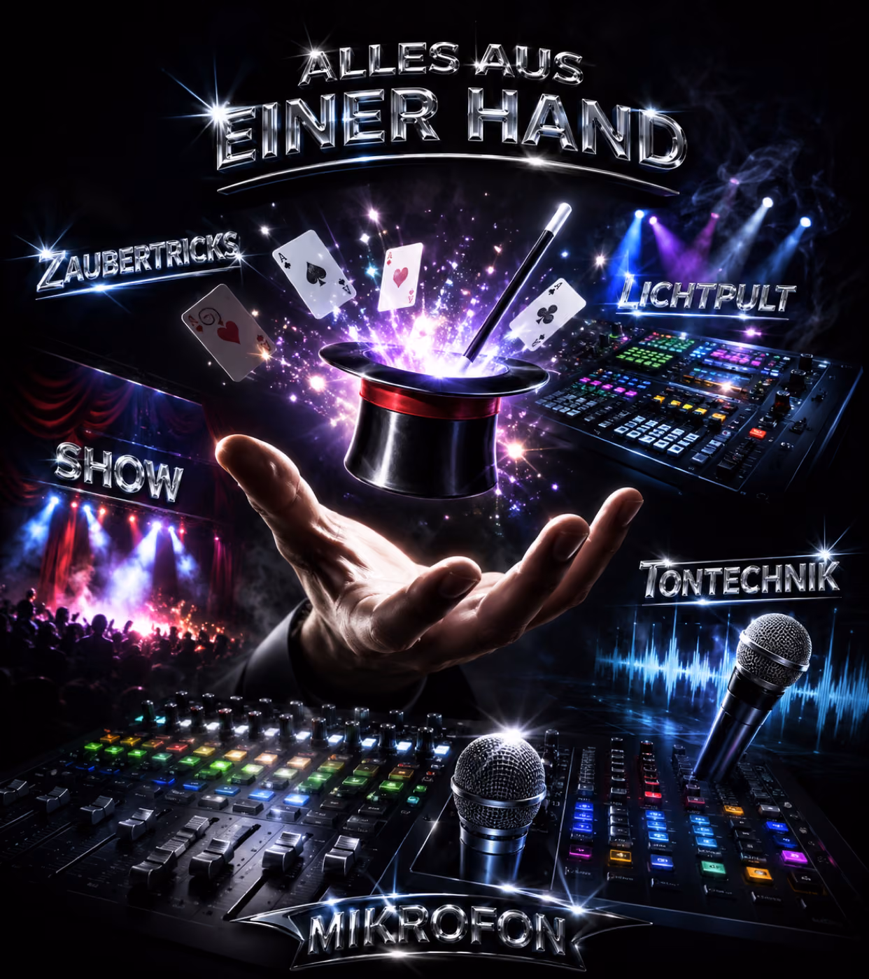 Rundum-Sorglos-Paket: Show, Licht und Ton aus einer Hand